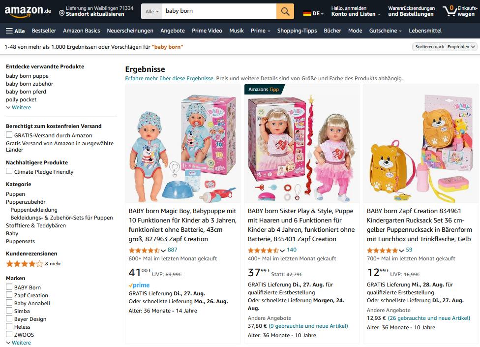 Amazon Marketing Ads Agentur Referenz Success Story Case