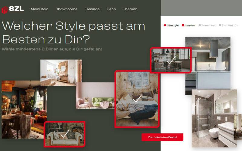 Produkt Berater Konfigurator Guided-selling Ecommerce Shop