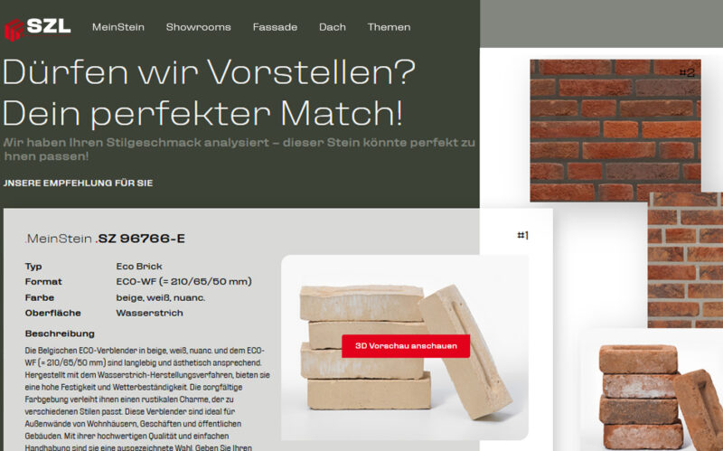 Produkt Berater Konfigurator Guided-selling Ecommerce Shop